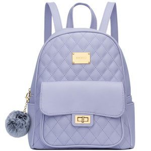 Teen Girls Fashion 9"*11"Small Backpack Purse for Women and Ladies Quilted🦁